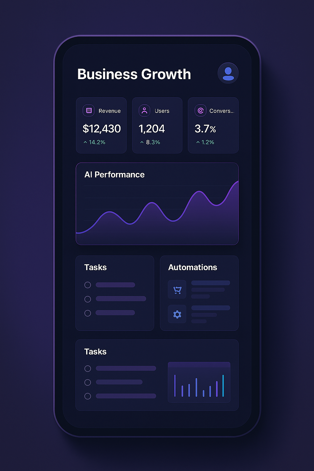 Business Growth Dashboard Preview